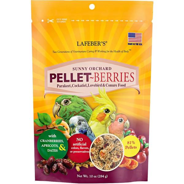 鳥用ペレット LAFEBER'S(ラフィーバー) ペレットベリーズ スモールバード 新パッケージ 284g セキセイインコ、オカメインコなどに