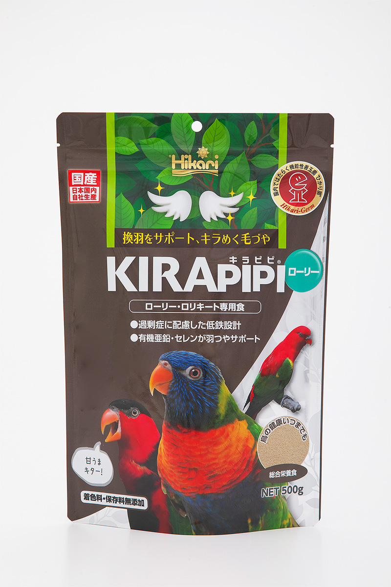 キラピピ　ローリー 500g ローリーネクター ヒインコなどロリキート（果実 食）のインコ用