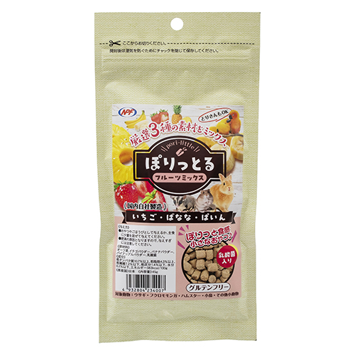 インコのおやつ　ぽりっとる　フルーツミックス　45g　NPF
