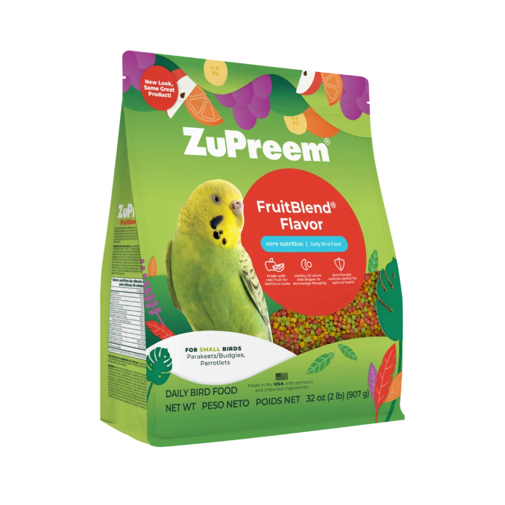 鳥用ペレット ズプリーム（ZuPreem) フルーツブレンド S 900g（907g） | セキセイインコ、文鳥に XS加工可能