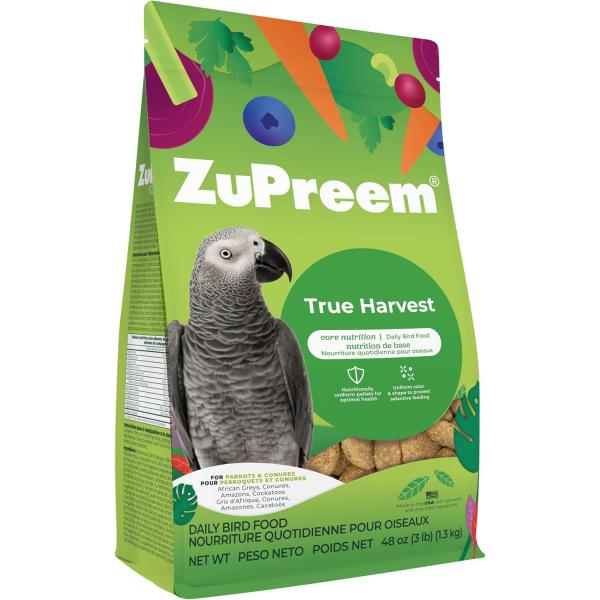 鳥用ペレット ズプリーム（ZuPreem) ナチュラル・トゥルーハーベスト ML 1.3kg | ヨウム、モモイロインコなどに