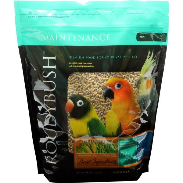 ラウディブッシュ 鳥用ペレット メンテナンス ミニ 1.25kg Roudybush