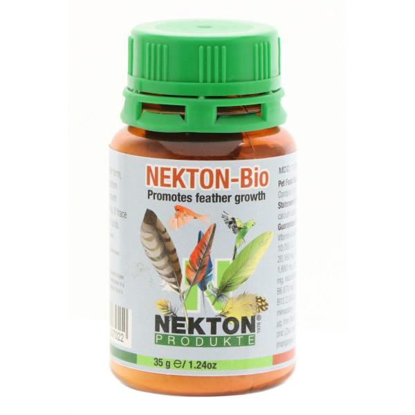 ネクトンBIO(NEKTON-BIO) 35g 換羽期用サプリメント | おまけ有 保存袋、乾燥剤、計量スプーン付き 鳥用サプリ
