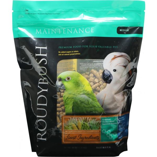 ラウディブッシュ 鳥用ペレット メンテナンス ミディアム 1.25kg Roudybush