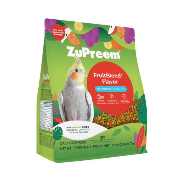 鳥用ペレット ズプリーム（ZuPreem) フルーツブレンド M 900g(907g) | オカメインコ等の中型インコに