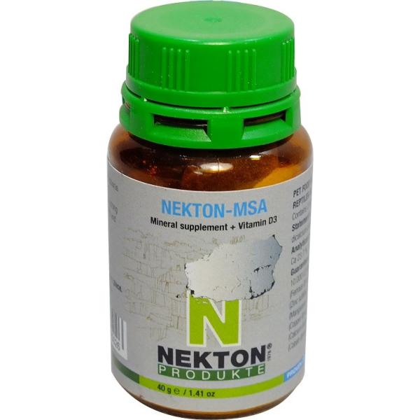 ネクトンMSA(NEKTON-MSA) 40g カルシウム、ミネラル補給 鳥用サプリ