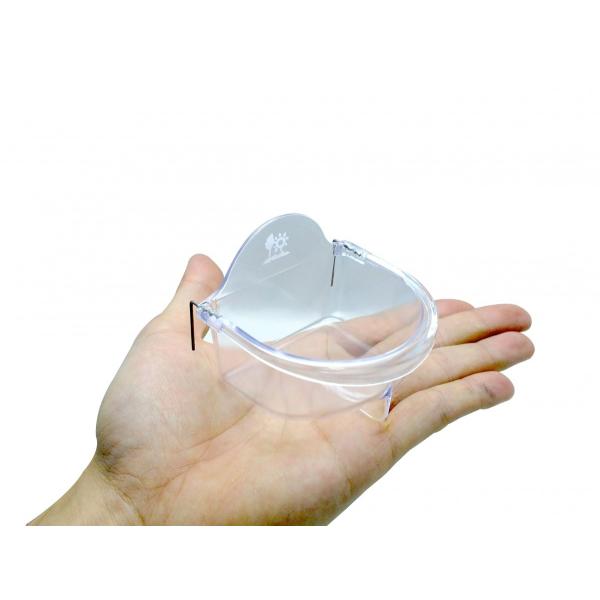 クリア深型バード食器（M） SANKO 鳥用食器