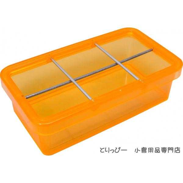 コバヤシ 経済エサ入れ(K-27) エサの飛び散り防止 ウズラなどに 鳥用食器