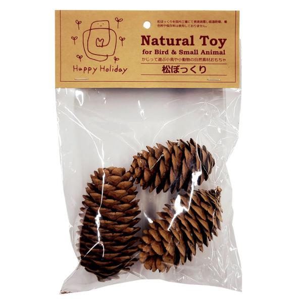 インコのおもちゃ P2 Natural Toy 松ぼっくり 3個入