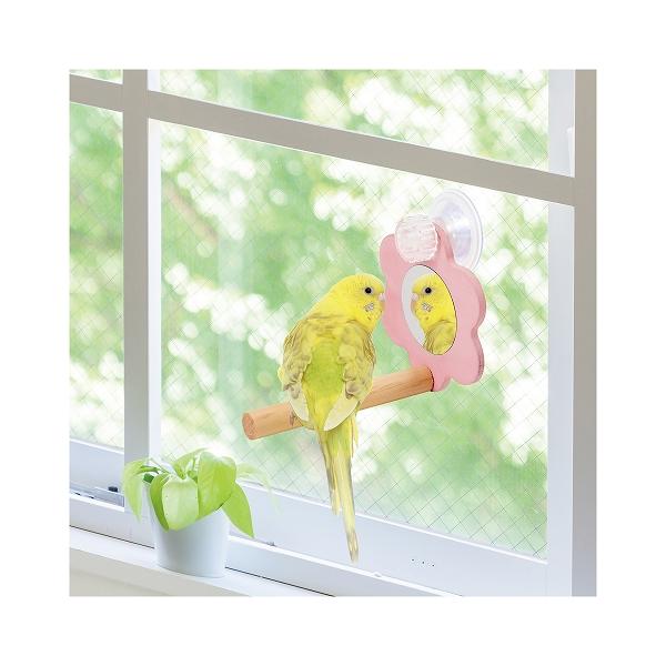インコのおもちゃ バードカーニバル どこでもパーチミラー MB-419 マルカン