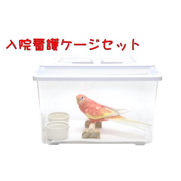 愛鳥 NEW看護入院ケース(フィンチ・小型インコ) 保温・安静を保つ特製セット