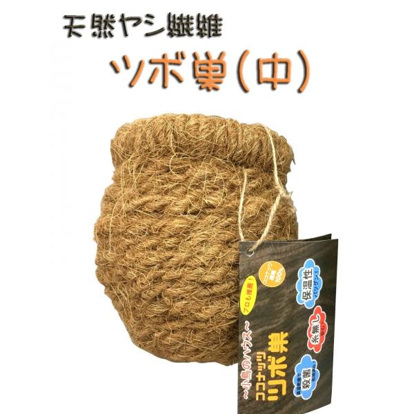 川井 ココナッツ ツボ巣 (中) 文鳥、キンカチョウなどの巣に フィンチ