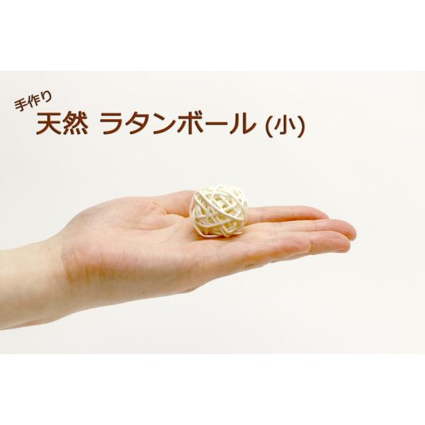 インコのおもちゃ 天然ラタンボール/マンチボール（小）×5個セット